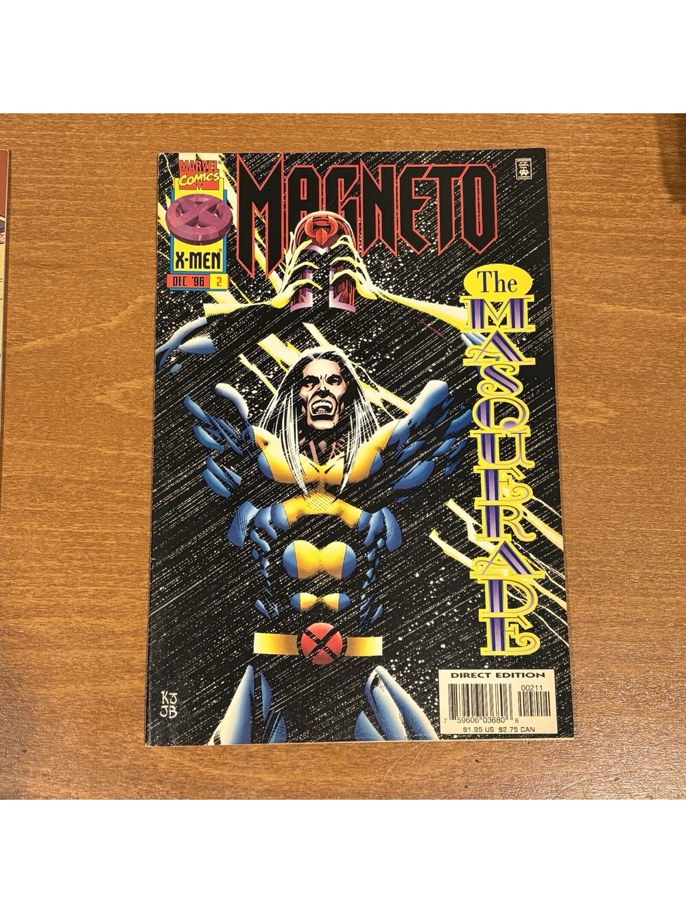 Magneto #2 (1996) Marvel Comics X-Men The Masquerade Direct Edition Vintage